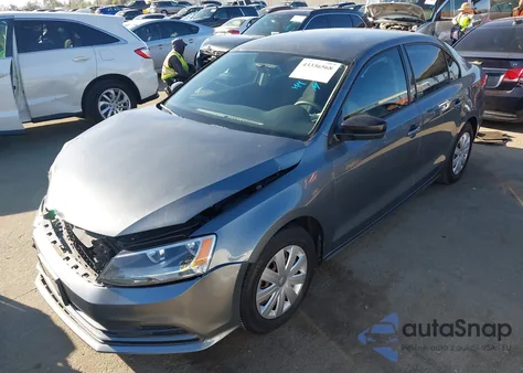 2015 Volkswagen Jetta 2.0L S from USA, damaged, VIN 3VW1K7AJ9FM311217